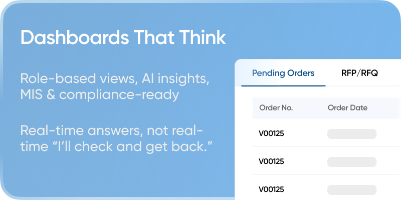 Dashboards That Think — Role-based insights and analytics